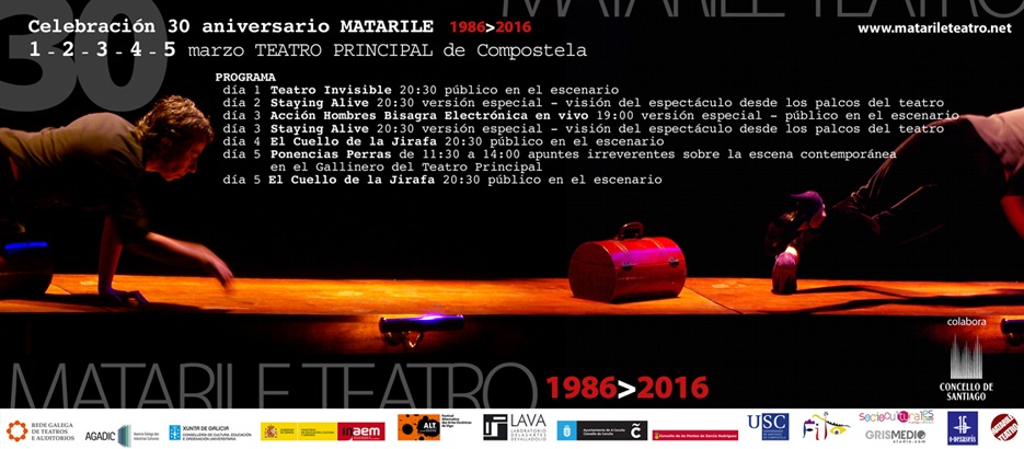 Programa 30 aniversario Matarile Teatro